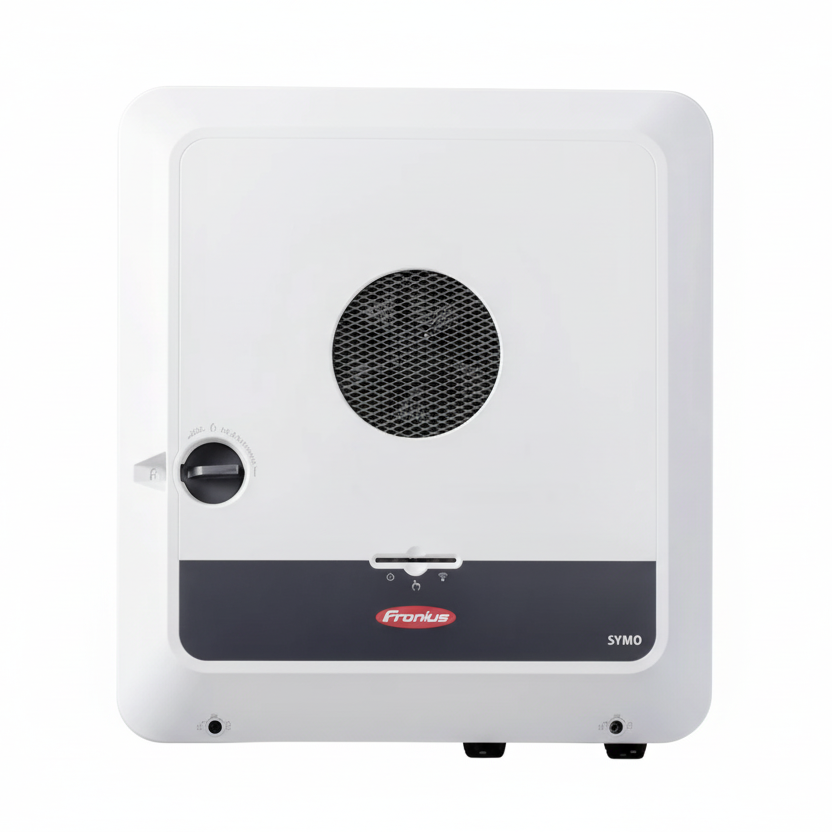 Fronius Hybrid-Wechselrichter Symo Gen24 8.0 Plus – dreiphasiger PV-Hybridwechselrichter mit 8 kW Leistung, integriertem Notstrom- und Energiemanagement, Batterieanschluss, hoher Wirkungsgrad, ideal für Photovoltaikanlagen im Privat- und Gewerbebereich.