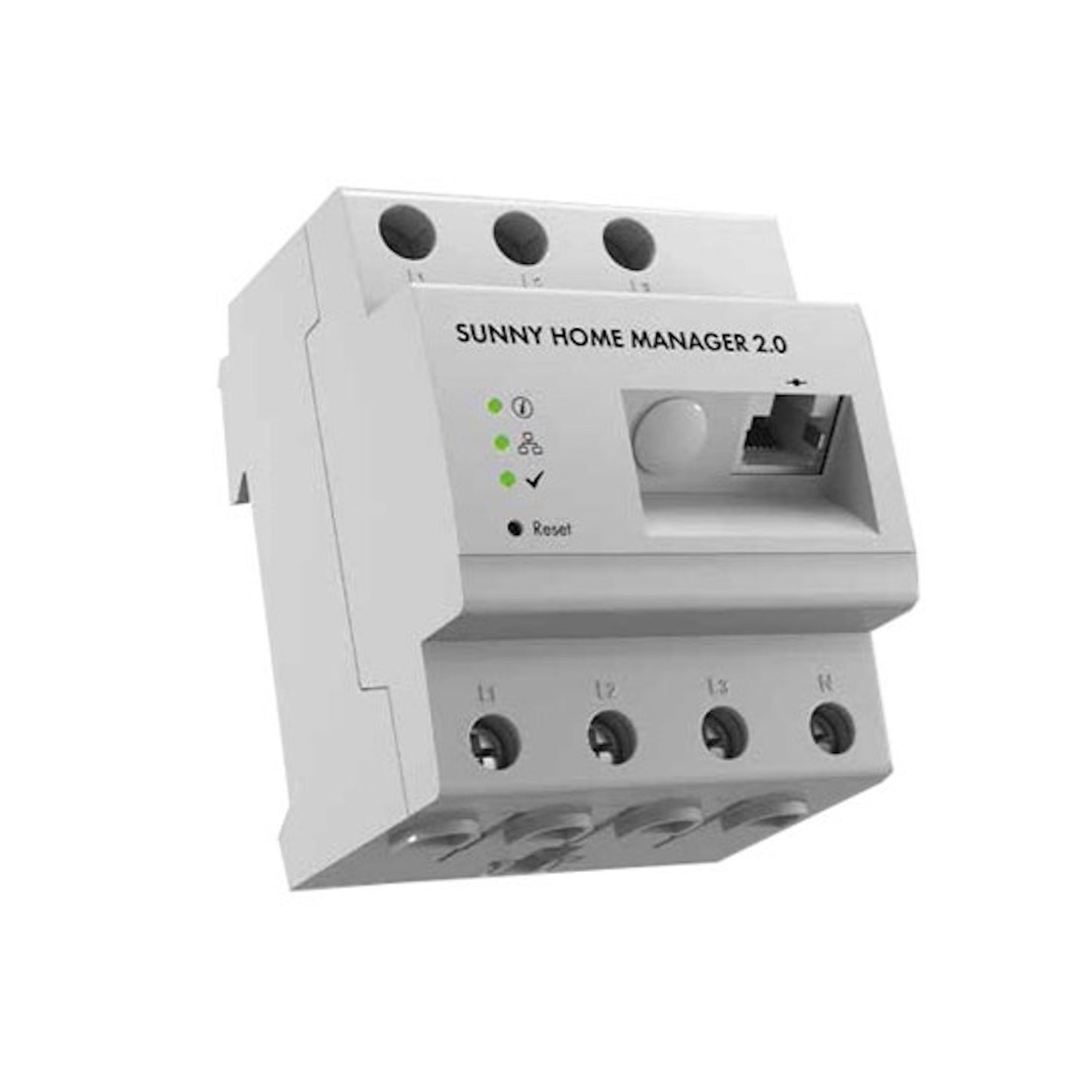SMA Smart Meter – Sunny Home Manager 2.0 HM-20 mit Ethernet-Anschluss, intelligentes Energiemanagementsystem für Photovoltaikanlagen, Echtzeit-Messung und Steuerung von Energieflüssen, kompatibel mit SMA Wechselrichtern.